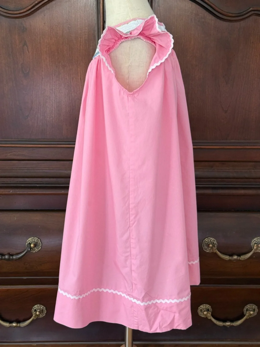 Lil Cactus Birthday Girl Smocked Dress Size 5 Pink Cupcake Party Boutique Dress